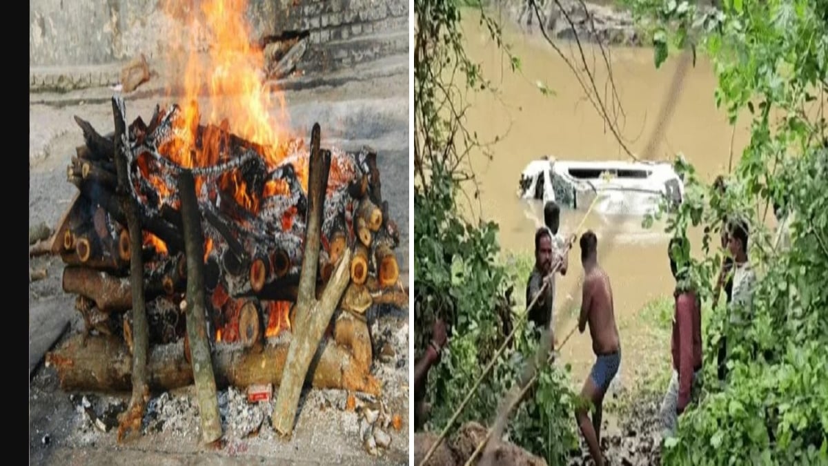 MP हादसे में एक ही परिवार के 7 लोगों की मौत: भुवनेश्वर पहुंचा सभी का शव, स्वर्गद्वार में हुआ अंतिम संस्कार