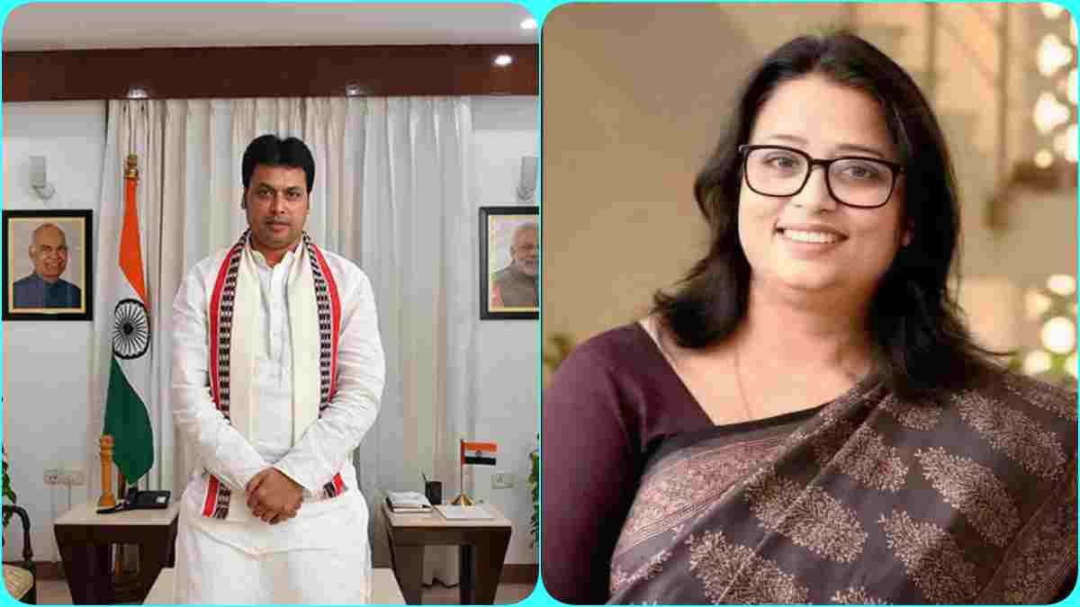 MP के BJP प्रभारी बने बिप्लब कुमार देव, रेखा वर्मा बनाई गईं सह प्रभारी, आदेश जारी