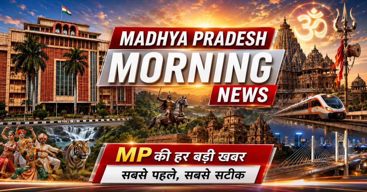 MP MORNING NEWS: CM का गुजरात दौरा, 83 अस्पतालों पर गाज, BJP का रील अभियान; पढ़ें आज की बड़ी खबरें