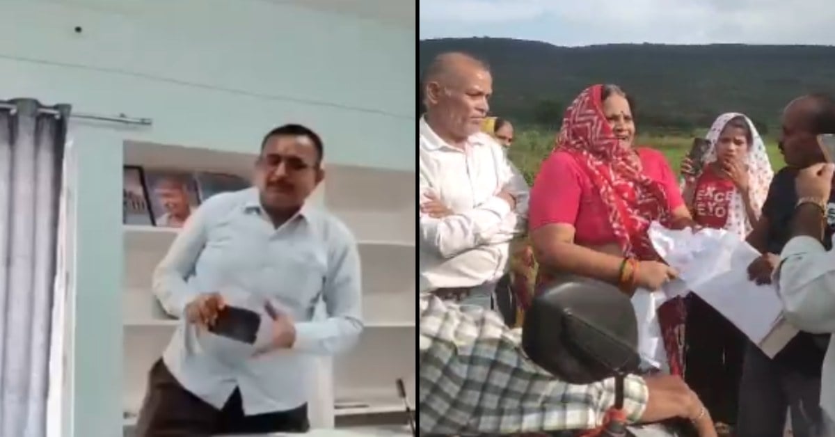 छतरपुर में सवालों से भड़के नायब तहसीलदार, इधर मैहर में पटवारी पर महिला की दबंगई, VIDEO वायरल