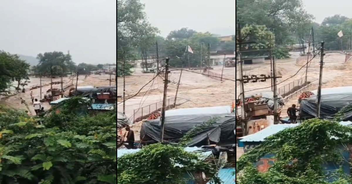 सतना में मंदाकिनी का रौद्र रूप: चित्रकूट के बड़े पुल टूटने का VIDEO आया सामने, देखते ही देखते नदी में समा गया ब्रिज
