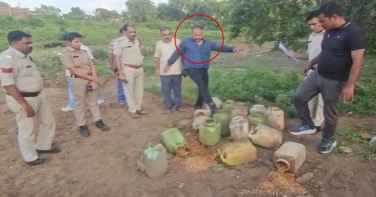 खाकी की सरपरस्ती में माफिया का तांडव! पुलिस की जिप्सी में बैठकर रेड मारने पहुंचा शराब ठेकेदार का गुंडा; TI लाइन अटैच