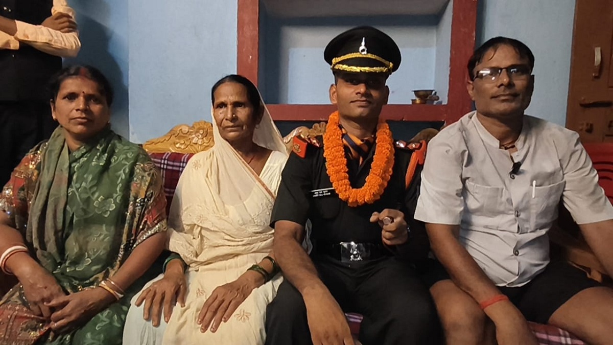 नालंदा के अमृत ने सेना में अफसर बनकर पूरा किया अपने दादा का सपना, भावुक कर देगी कहानी