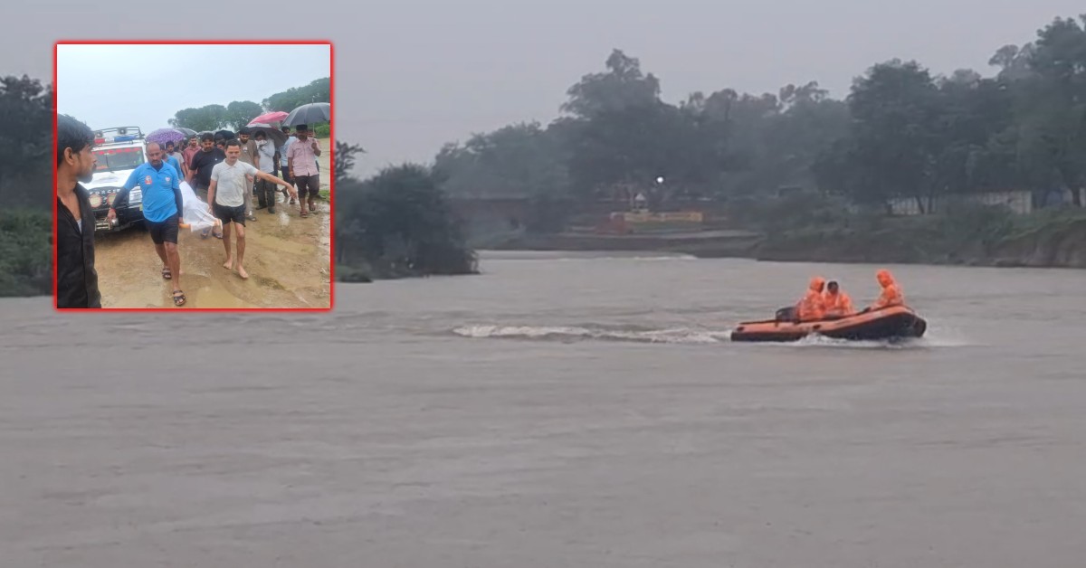 पुल पर मोबाइल, नदी में मिला शव! नदी में कूदे युवक की 1 KM दूर मिली लाश