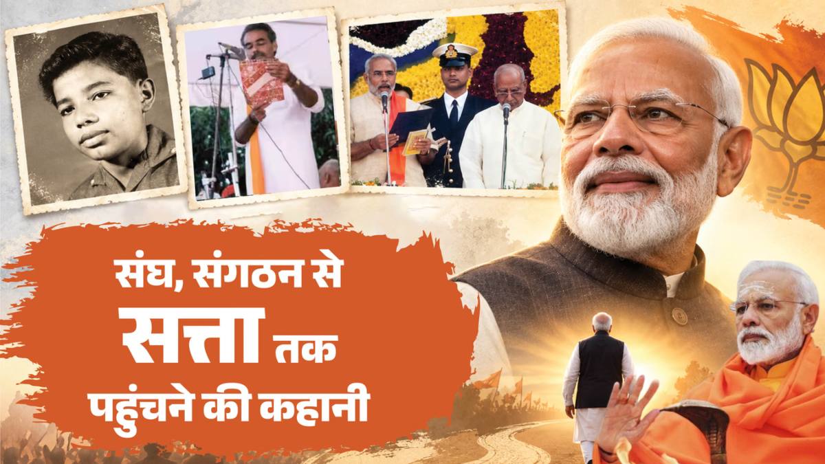मैं नरेंद्र दामोदरदास मोदी… संघ, संगठन से सत्ता तक पहुंचने की ‘पीएम मोदी की कहानी’, देखें उनके Unseen Photos