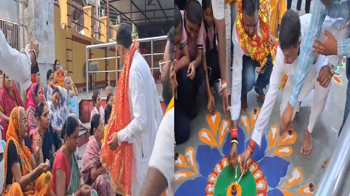 PM मोदी के जन्मदिन पर पटना के मंदिरों में जले ‘आशीर्वाद के दीये’, बच्चों-गरीबों में बांटी मिठाइयां