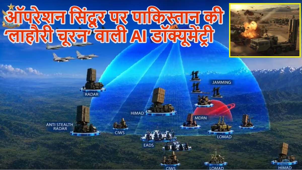 32 एयरफोर्स स्टेशन पर हमला, दो S-400 तबाह… ऑपरेशन सिंदूर पर पाकिस्तान की ‘लाहौरी चूरन’ वाली AI डॉक्यूमेंट्री, वीडियो में भी सस्ता गाना लगाया