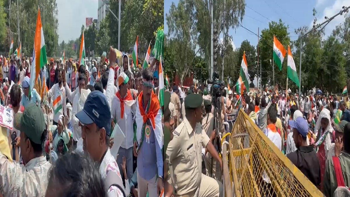 बिहार में परिचारी अभ्यर्थियों का हल्लाबोल, CM आवास का घेराव करने निकले, पुलिस ने रोका