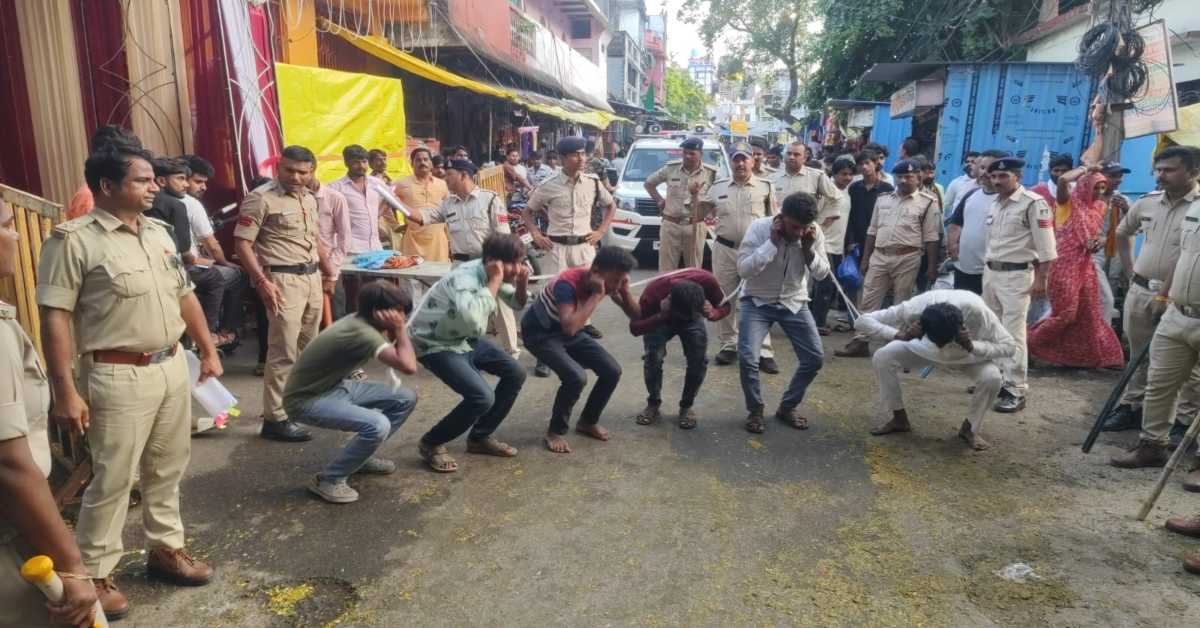 गणेश उत्सव में पुलिसकर्मी से मारपीट और लूट: वर्दी फाड़ी, 6 हजार रुपए और जरूरी दस्तावेज छीना; 6 गिरफ्तार
