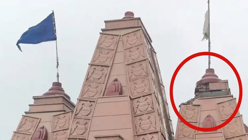 मंगला आरती के समय खाटूश्याम मंदिर पर गिरी बिजली, तेज धमाके से मचा हड़कंप