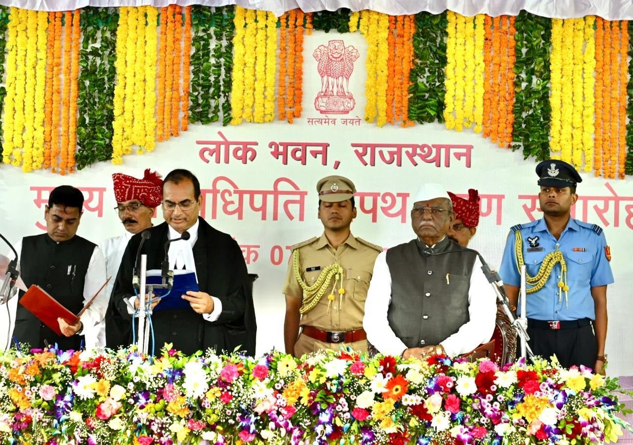 राजस्थान हाईकोर्ट को मिला नया CJ, जस्टिस संजय अग्रवाल ने ली शपथ