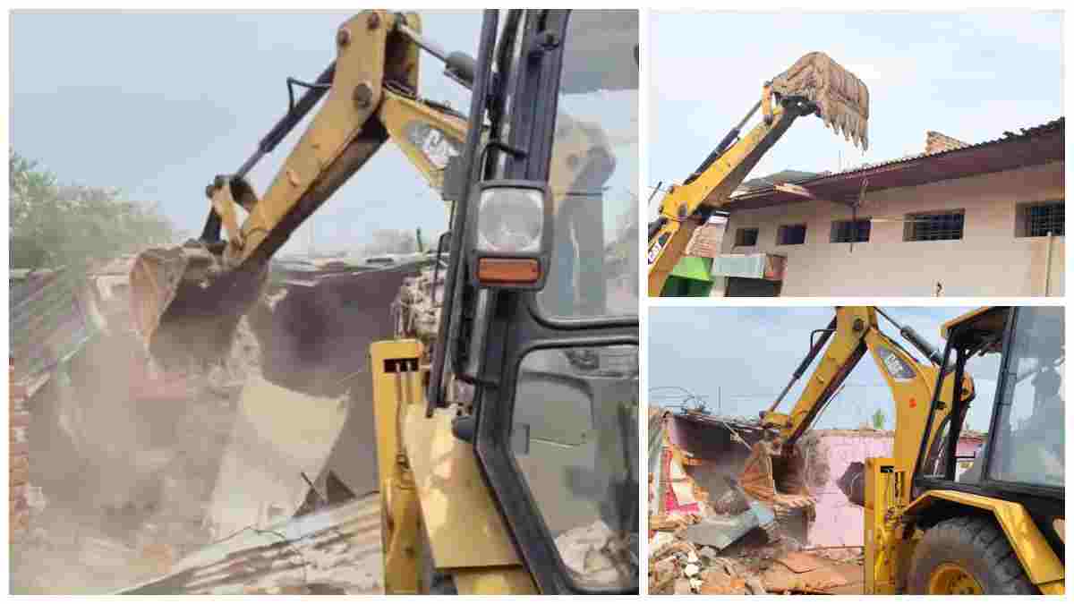 सागर में शराब माफियाओं पर बुलडोजर एक्शन: CM डॉ. मोहन यादव के निर्देश के बाद गरजा बुलडोजर, 5 ठिकानों पर बड़ी कार्रवाई! मकान और गोदाम जमींदोज