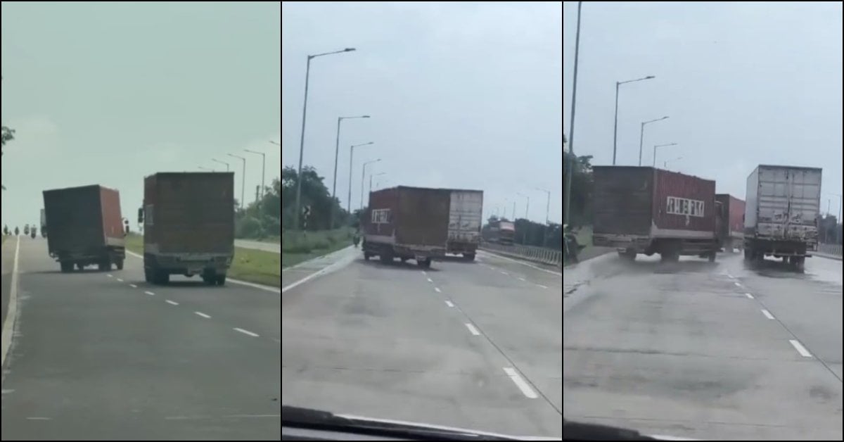 ‘Fast & Furious’ शाजापुर स्टाइल! NH-52 पर ट्रकों को चढ़ा ‘स्टंटबाजी’ का भूत; वायरल वीडियो देख दहल उठे लोग