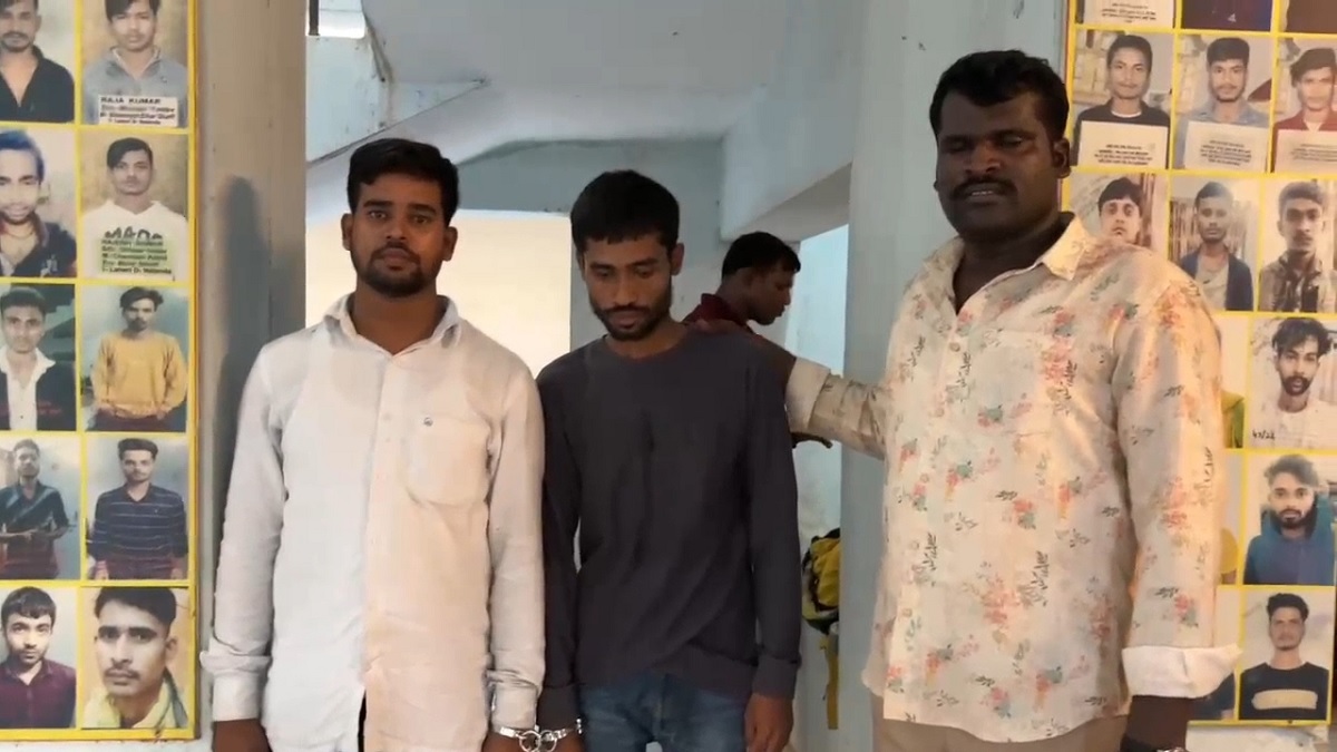 हैदराबाद में मालिक को 20 लाख का चूना लगाकर नालंदा में छिपा था नौकर, आरोपी और ज्वेलर्स गिरफ्तार