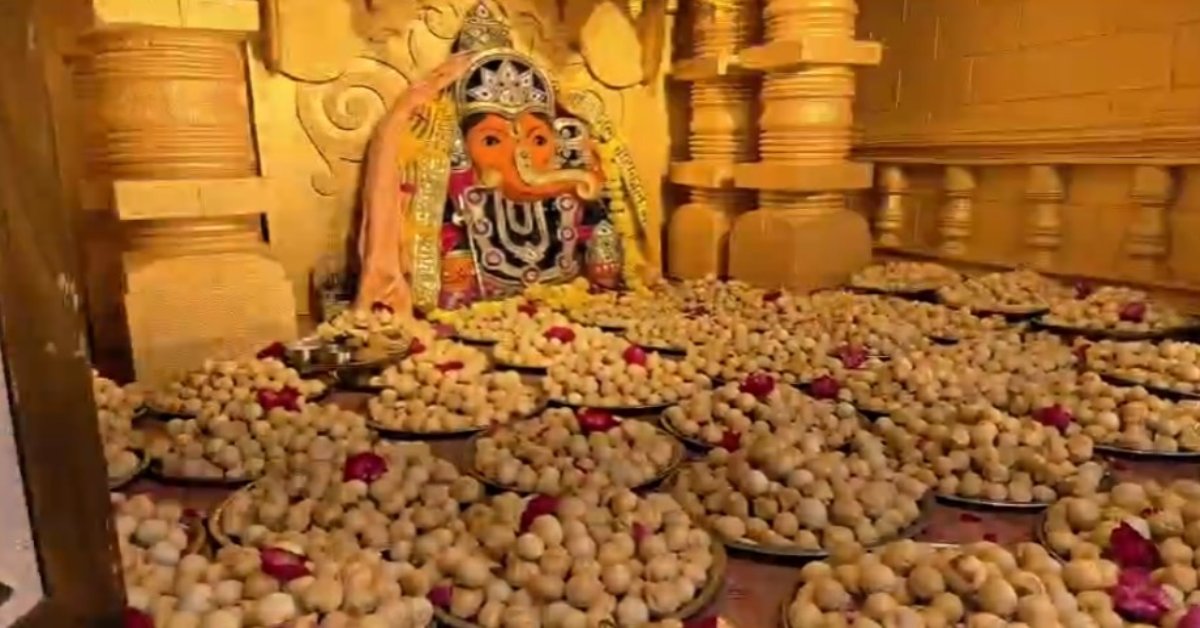 उज्जैन में सिद्धिविनायक का भव्य दरबार: गणेश चतुर्थी पर लगा 5 लाख मोदक का महाभोग, 12 दिन बंटेगा प्रसाद!