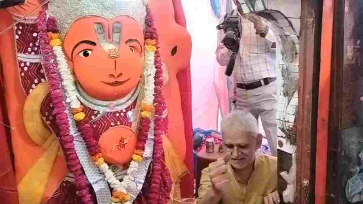खड़े हनुमान मंदिर पर उमड़ा आस्था का सैलाब: बड़ी संख्या में दर्शन के लिए पहुंचने लगे श्रद्धालु, हिंदूवादी संगठनों ने भी डाला डेरा