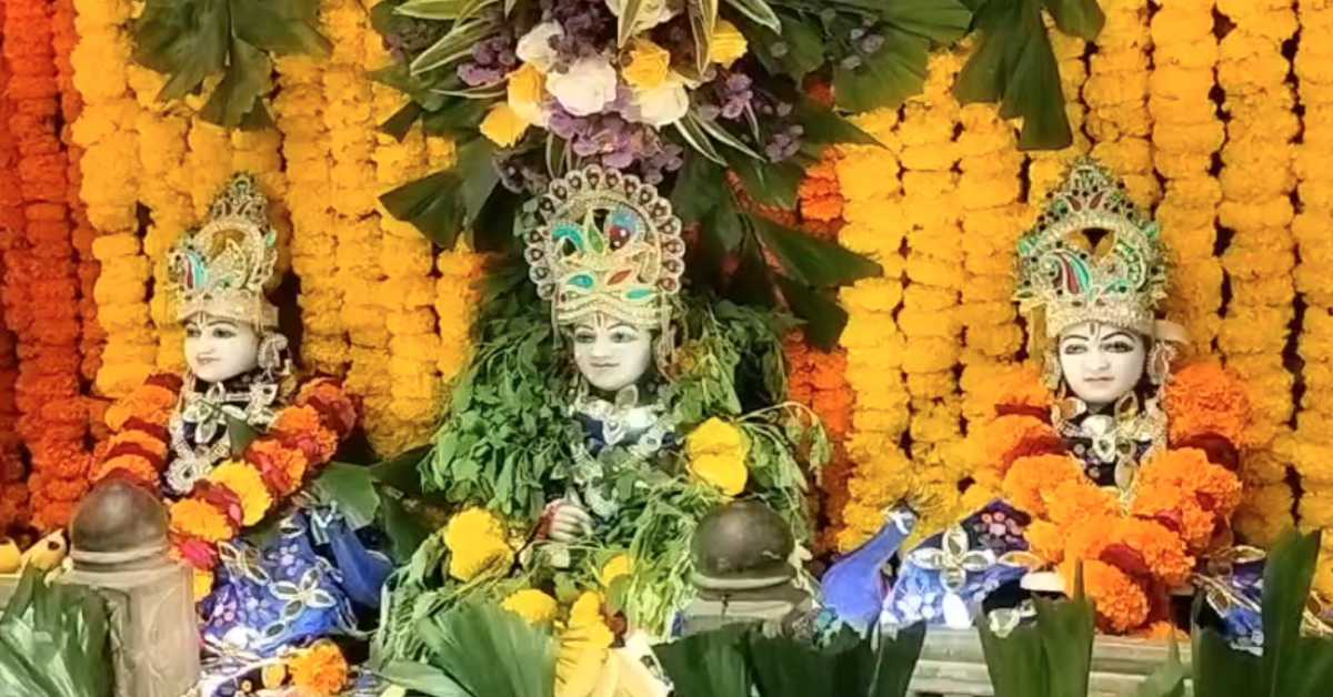 जहां कृष्ण ने ली थी शिक्षा, वहां जन्माष्टमी का भव्य उत्सव, जयपुर से आए खास फूल; रात 12 बजे होगी आरती