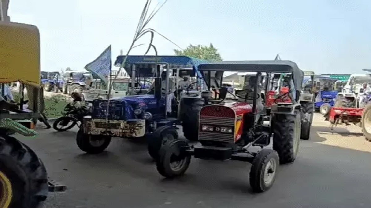 सड़कों पर उतरे सैकड़ों किसान! गन्ने का भाव 600 करने की मांग पर ट्रैक्टर मार्च, मिनी सचिवालय पर डेरा