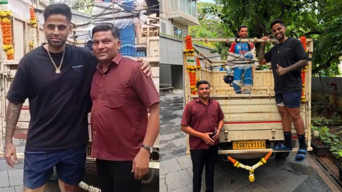 छत्तीसगढ़ के लोकेंद्र ने सूर्यकुमार यादव को दिया अनोखा बर्थडे गिफ्ट: मुंबई पहुंचकर आदमकद प्रतिमा की भेंट, शहीदों की प्रतिमाओं के अनावरण का भी किया आग्रह