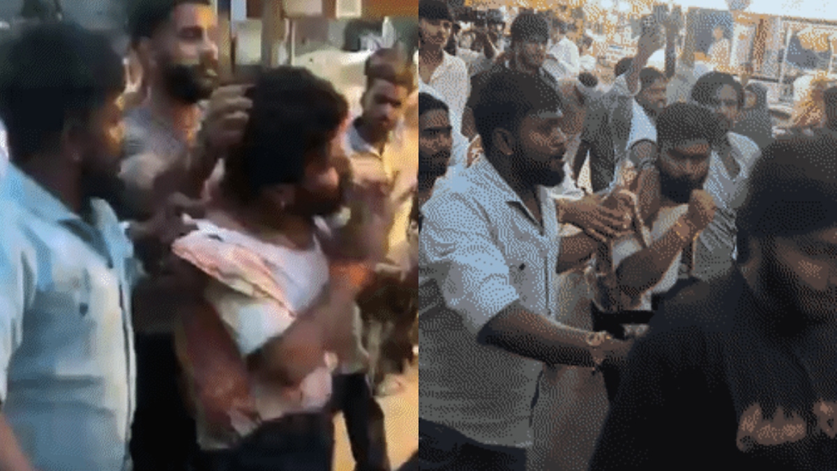 अलीगढ़ में करणी सेना जिलाध्यक्ष पर भीड़ का हमला, दौड़ा-दौड़ाकर पीटा; अंबेडकर पार्क में लगवाए नारे