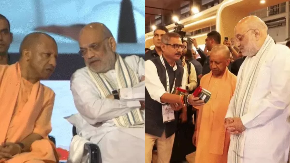 इंटरनेशनल ट्रेड शो में बोले अमित शाह- सपा-बसपा के कट्टा उद्योग की जगह बना डिफेंस कॉरिडोर, ब्रह्मोस से उड़ी पाक की नींद