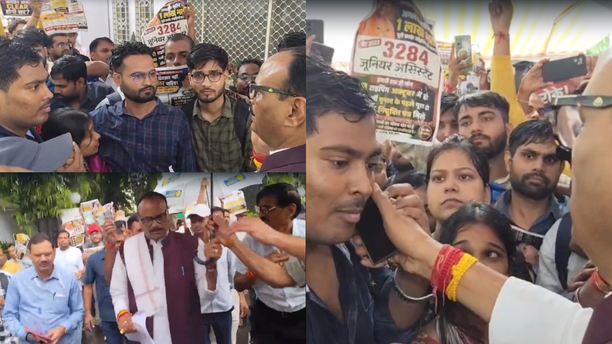 3284 जूनियर असिस्टेंट भर्ती पर फूटा गुस्सा! डिप्टी सीएम के आवास पहुंचे अभ्यर्थी, जानिए फिर क्या हुआ?