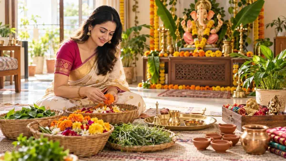 गणपति पूजा के बचे फूल-पत्तियों को न फेंकें, ऐसे करें दोबारा इस्तेमाल