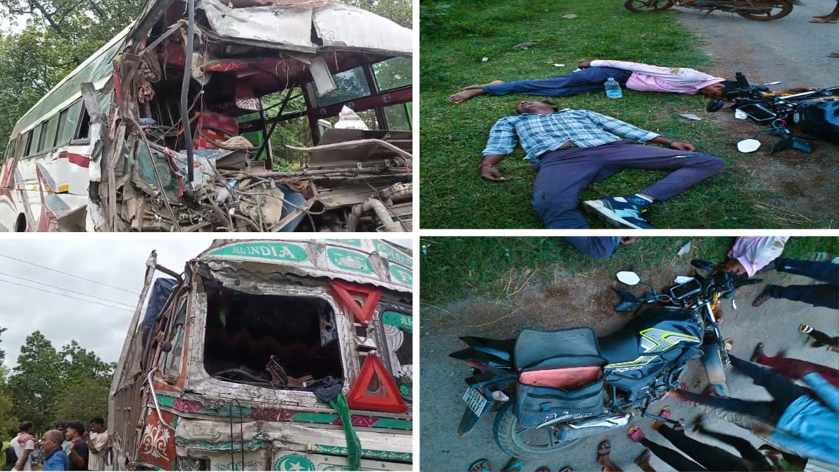 तेज रफ्तार का कहर: कहीं आपस में भिड़ी बाइक, तो कहीं बस और ट्रक में हुई भिड़ंत, एक की मौत कई घायल
