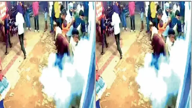 चंडीगढ़ में शराब ठेके पर धमाका, एक्टिवा सवार युवकों ने फेंकी संदिग्ध वस्तु; CCTV फुटेज सामने