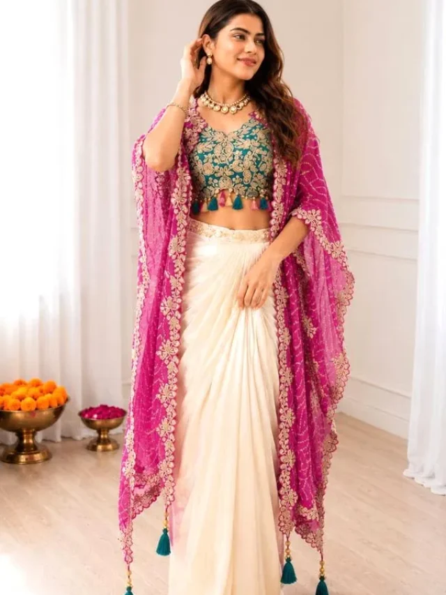 नवरात्रि पर ट्राई करें ये Indo-Western Shrug Sets, देखें लेटेस्ट डिजाइन