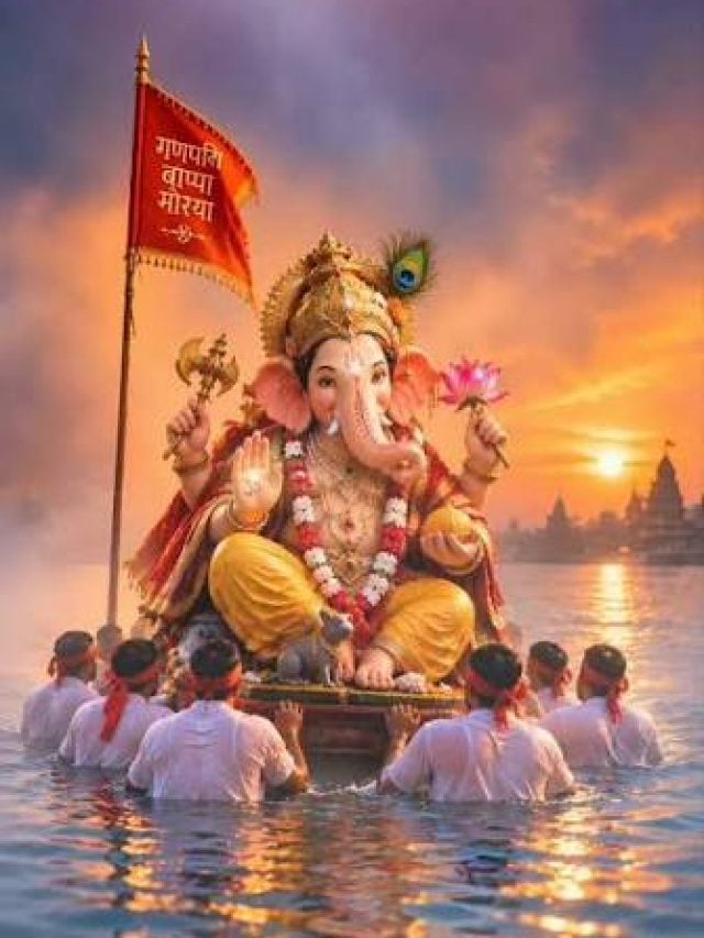 घर पर गणेश विसर्जन कर रही हैं तो क्या करें? जानिये…