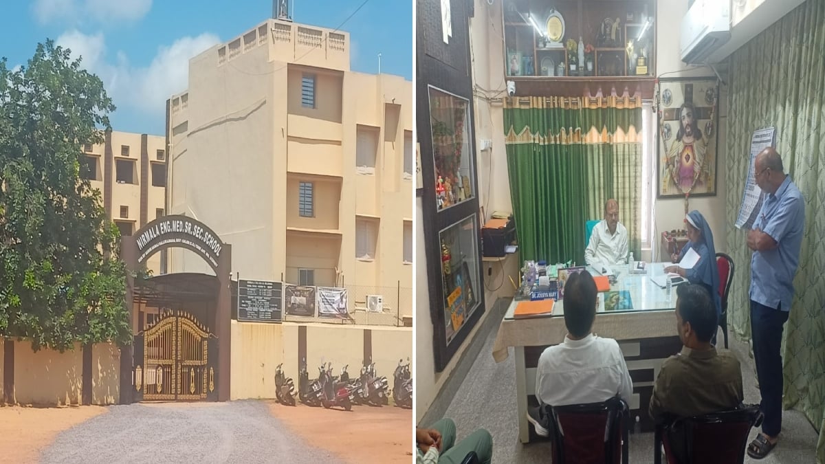DEO का स्कूल में औचक निरीक्षण: प्राचार्य सहित मैनेजमेंट स्टाफ की लगाई क्लास, गाइडलाइन के उल्लंघन पर स्कूल प्रबंधन को नोटिस