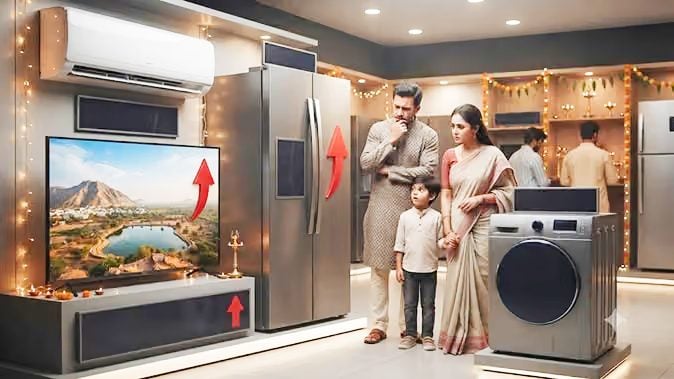 Festive Season 2026: AC, TV, फ्रिज और वॉशिंग मशीन होंगे महंगे, 1 अक्टूबर से बढ़ेंगे दाम
