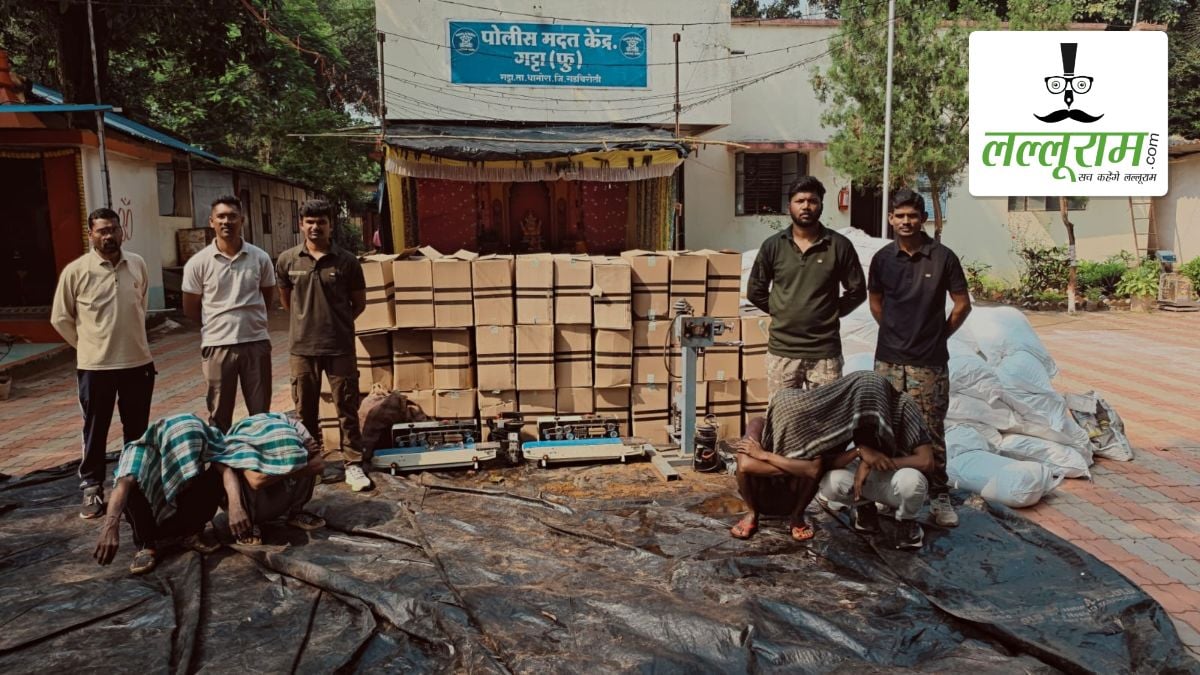 तंबाकू के अवैध कारोबार पर पुलिस का शिकंजा: छापेमार कार्रवाई में 22.50 लाख का माल जब्त, 4 आरोपियों को दबोचा