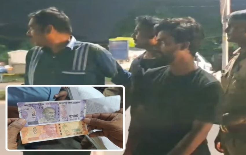 ​जाली नोट का खेल ठेके पर फेल: हरदोई में 100 और 200 के नकली नोट से शराब खरीदना पड़ा भारी, दो गिरफ्तार