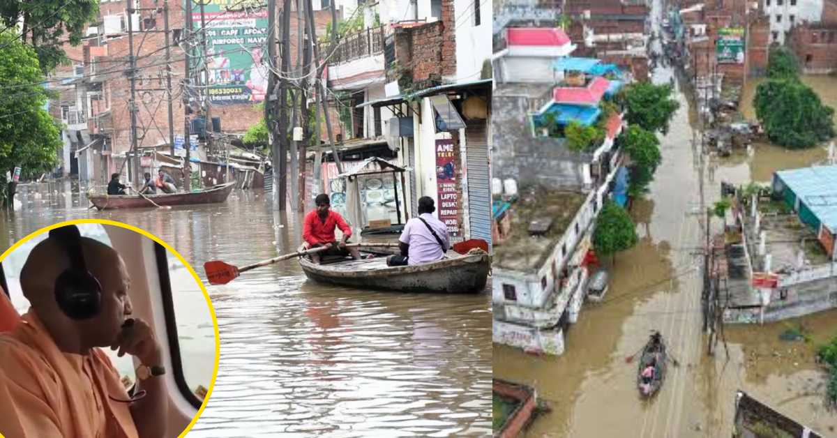 बाढ़ के कहर के बीच राहत की रफ्तार : UP के 26 जिले बाढ़ग्रस्त, सीएम योगी का तंत्र मुस्तैद, 17 हजार से ज्यादा पीड़ितों का रेस्क्यू