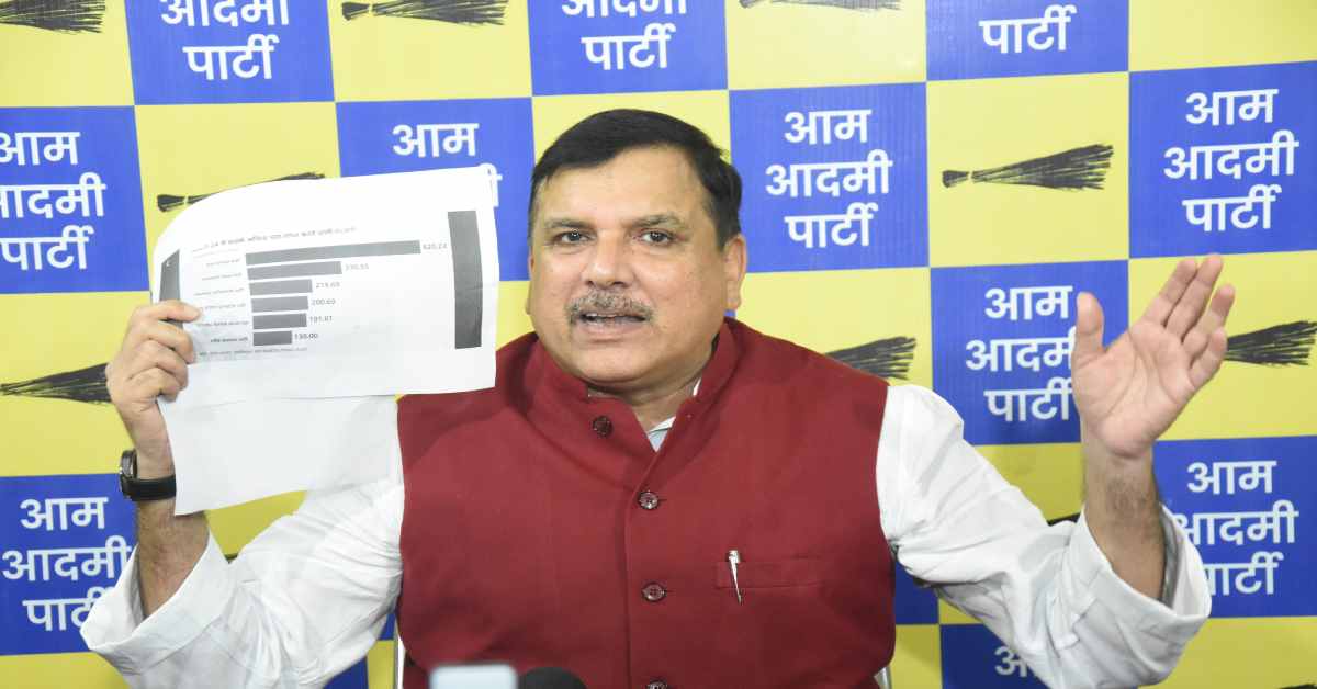 काला धन, सफेद हो गया! 6 पार्टियों को मिले 5500 करोड़ के चुनावी चंदे को लेकर संजय सिंह का बड़ा हमला,  जानिए आखिर ऐसा क्या कहा?