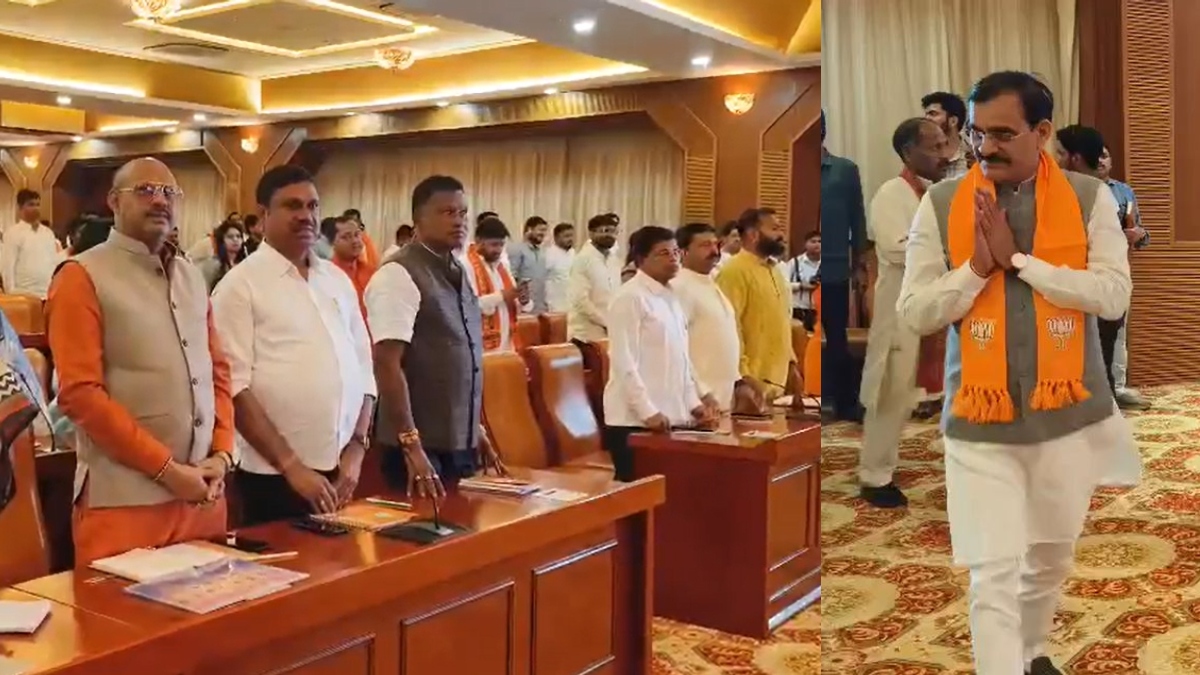 सेवा संकल्प अभियान की रणनीति पर मंथन, BJP मुख्यालय में वीडी शर्मा ले रहे बैठक