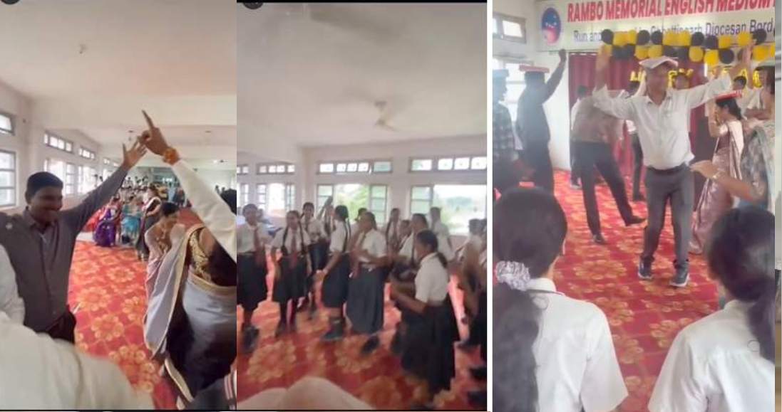 शिक्षक दिवस पर डांस का VIDEO वायरल : बीड़ी जलाई ले जिगर से पिया… पर छात्रों के साथ थिरके टीचर, गाने के चयन पर उठे सवाल