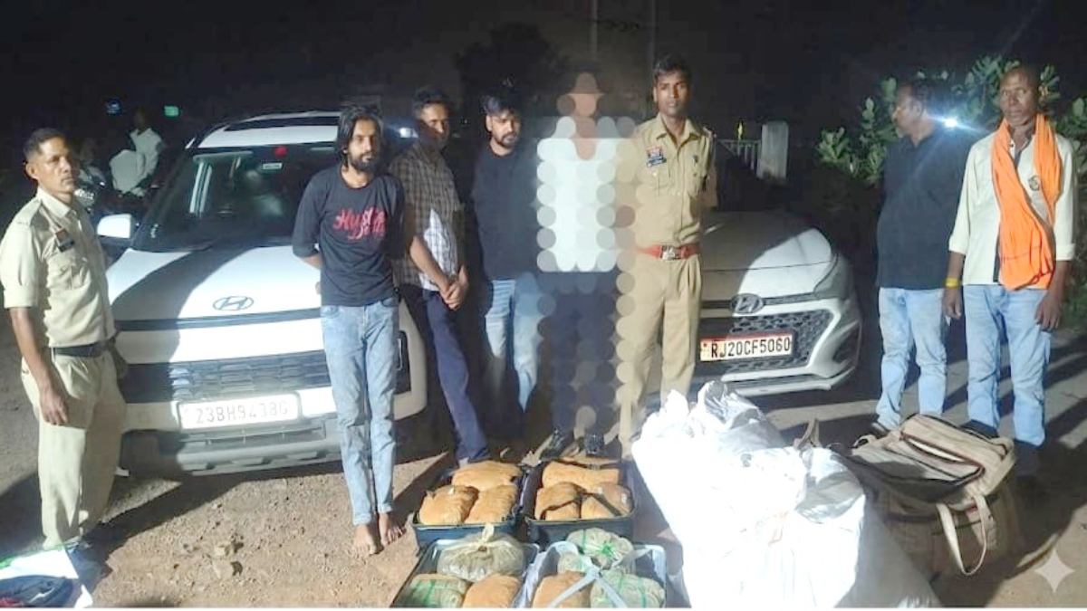 CG News : गांजा तस्करों पर बड़ी कार्रवाई, 58 लाख का गांजा जब्त, नाबालिग समेत 4 गिरफ्तार