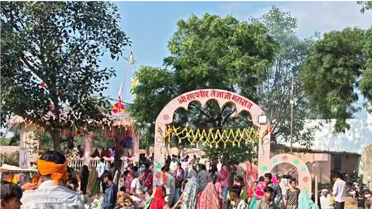 तेजा दशमी आयोजन के दौरान हंगामाः युवाओं में विवाद के बाद पुलिस ने किया लाठीचार्ज, वीडियो वायरल
