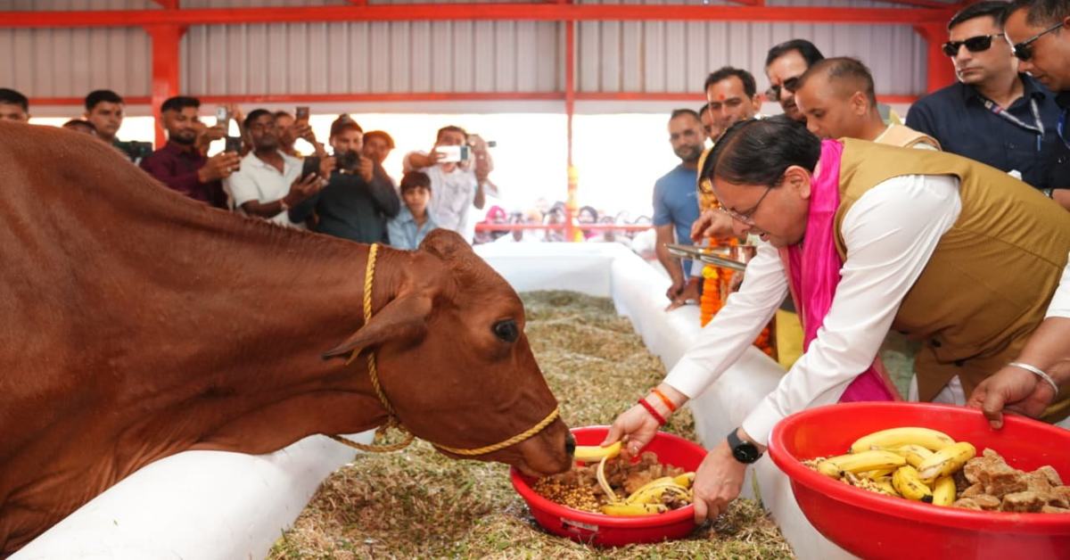 खटीमा में विकास का डबल डोज गौशाला का लोकार्पण, 108.84 करोड़ की 15 योजनाओं का शिलान्यास