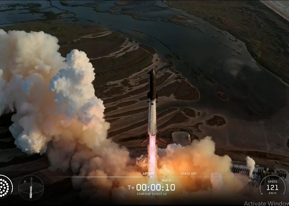 SpaceX Starship ने रचा इतिहास, पहली बार पृथ्वी की कक्षा में पहुंचा रॉकेट; 26 Starlink V3 सैटेलाइट्स लॉन्च