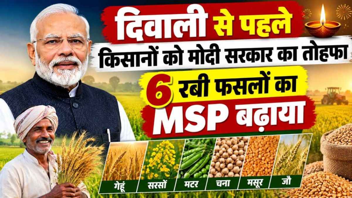 ज्यादा 675 किसानों को मोदी सरकार का तोहफाः 6 रबी फसलों का MSP बढ़ाया, कुसुम में सबसे ज्यादा 675 रुपये की बढ़ोतरी