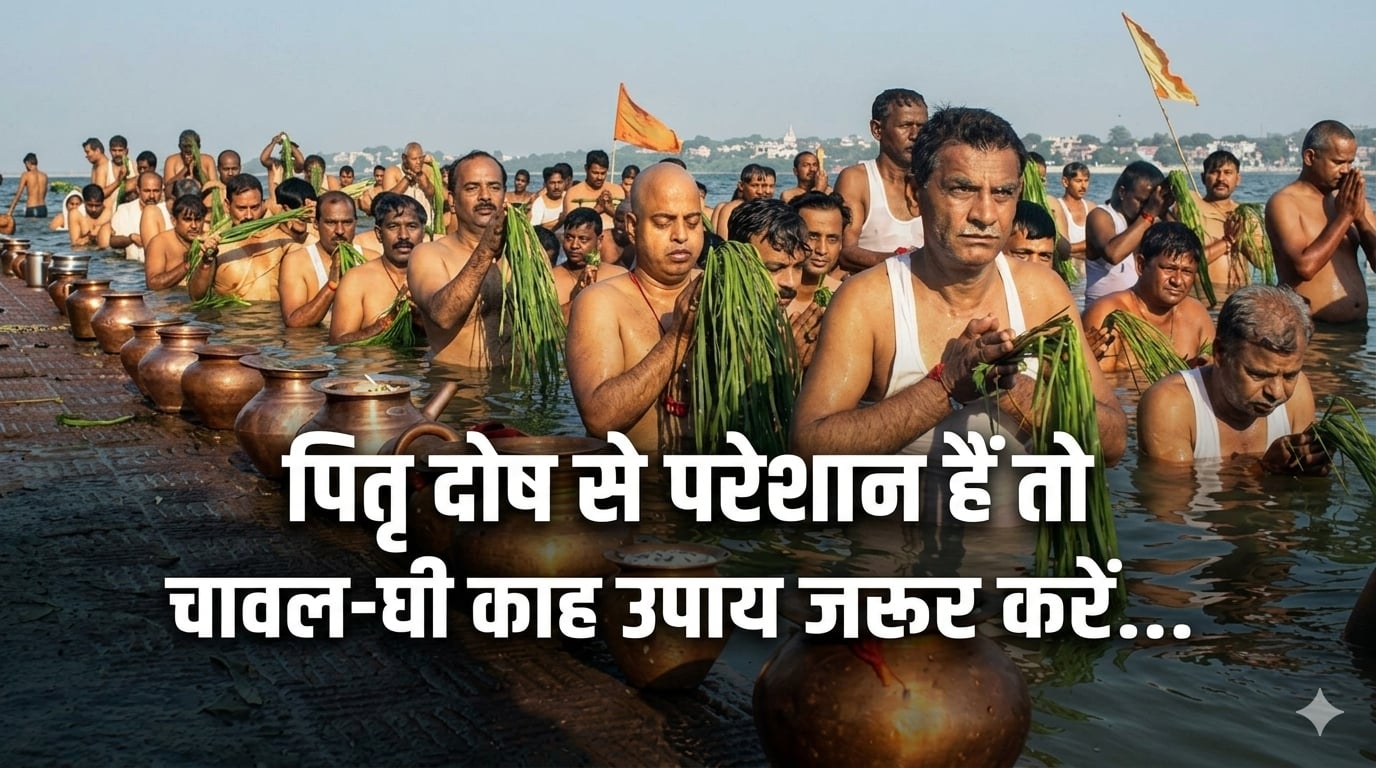 16 दिन का श्राद्ध पक्ष शुरू होने वाला है, पितृ दोष से परेशान हैं तो चावल-घी का यह उपाय जरूर करें…