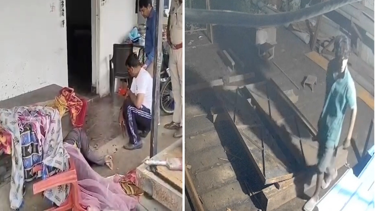 चौकीदार की हत्या: सिर कुचलकर उतारा मौत के घाट, CCTV में कैद हुआ आरोपी