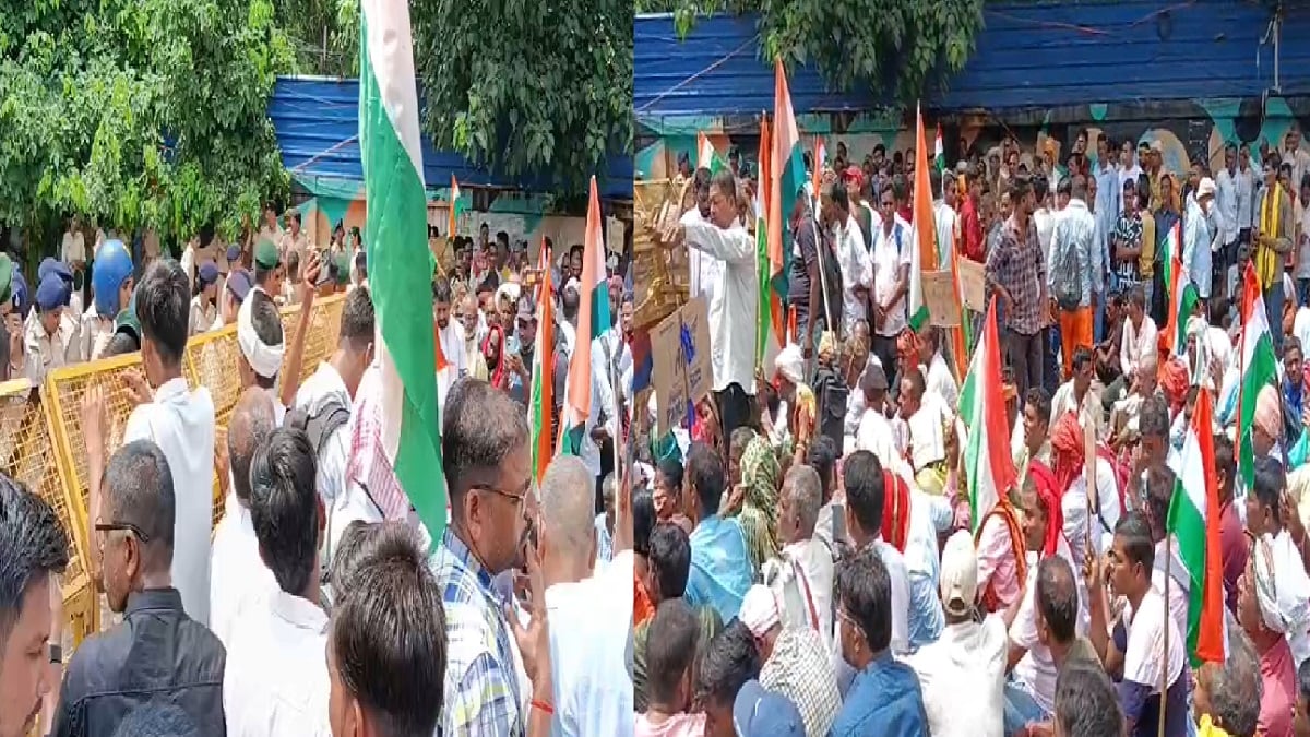 पटना में नल-जल कर्मियों का हल्ला बोल, CM आवास की ओर कूच, पुलिस ने संभाला मोर्चा