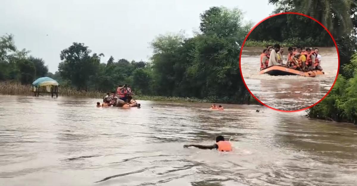 तेज बहाव, पानी में कंटीले तार और छतों पर फंसे लोग… खतरनाक रेस्क्यू कर जवानों ने बचाई जान