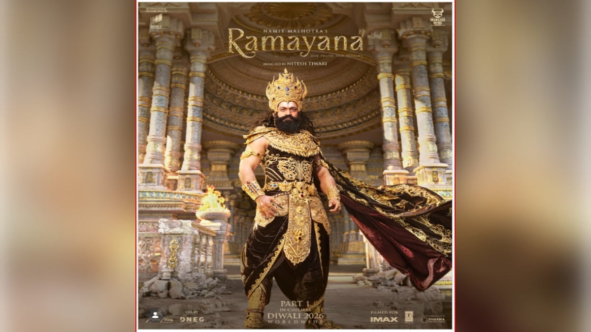 ‘रामायण’ में रावण बने यश का पहला ऑफिशियल पोस्टर जारी, दमदार अवतार में छाए रॉकिंग स्टार