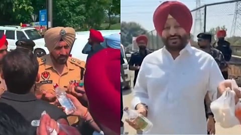 भगवंत मान के काफिले के सामने शराब की बोतल और अंडे-टमाटर दिखाने पर रवनीत बिट्टू हिरासत में